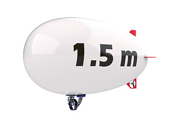 1.5 m RC Blimp